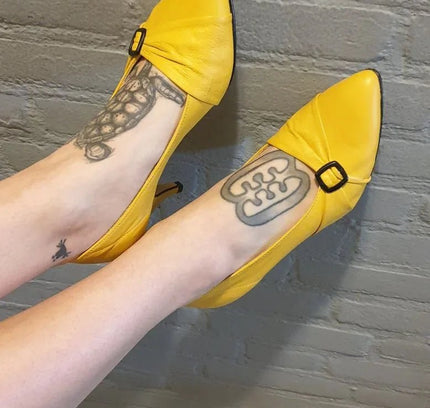 Vintage 80s (Made in Italy) Pointed Heel Shoes - Yatva