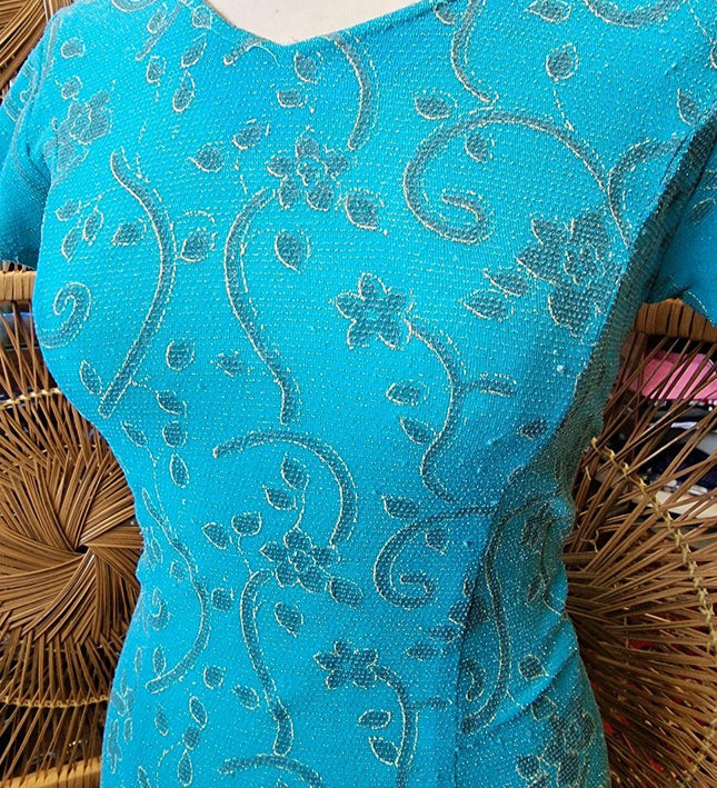 Vintage 80's Maxi Dress - Yatva