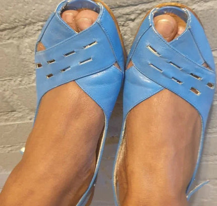 Vintage 80´s Peepl Slingback Shoes - Yatva