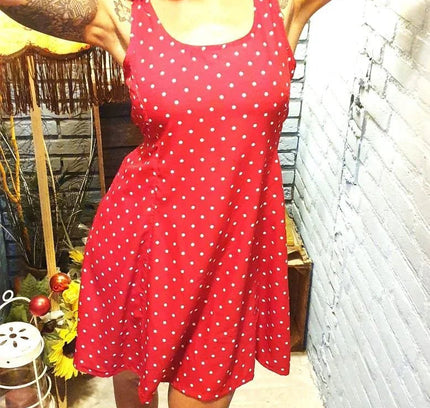 Vintage 80s Skater Dress - Yatva