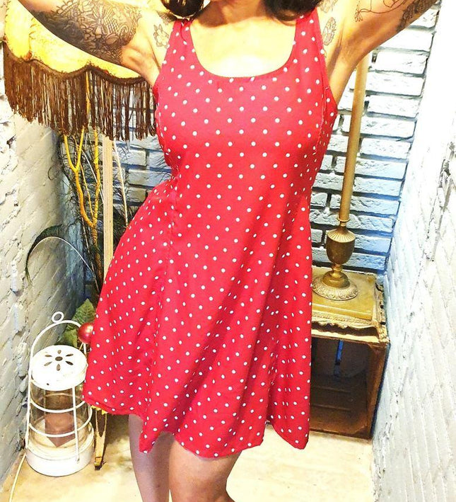 Vintage 80s Skater Dress - Yatva