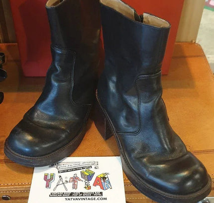 Vintage 90´s Block Heel Ankle Boots - Yatva