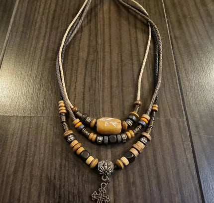 Vintage 90's Bohemian Necklace - Yatva