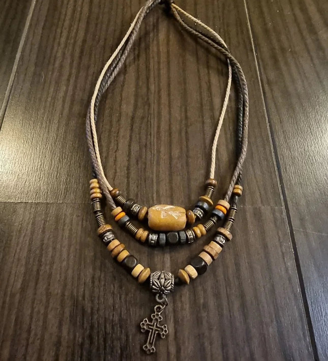 Vintage 90's Bohemian Necklace - Yatva