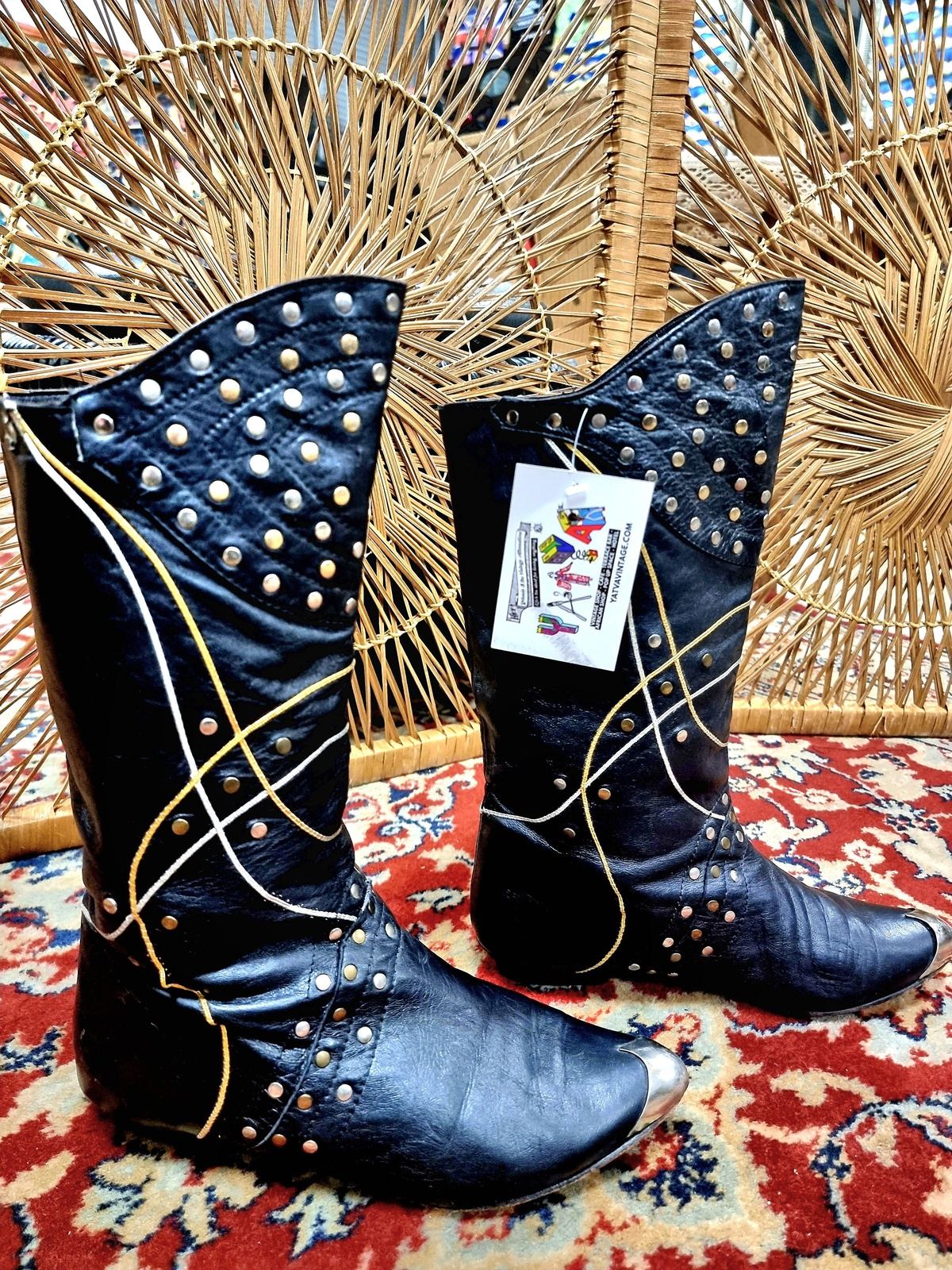 Vintage Alvaro Carreva Cowboy Boots