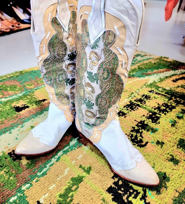 Vintage Alvoro Carpena Cowboy Boots - Yatva