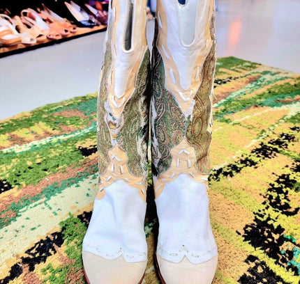 Vintage Alvoro Carpena Cowboy Boots - Yatva
