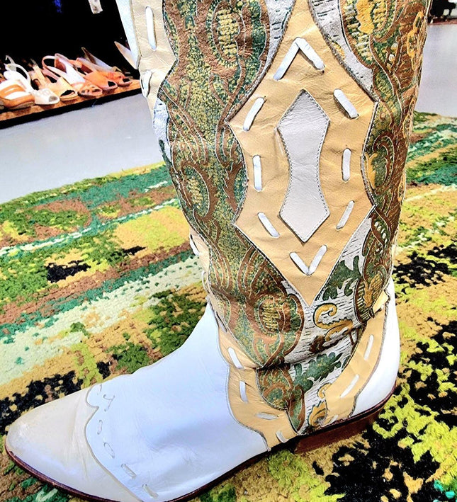 Vintage Alvoro Carpena Cowboy Boots - Yatva