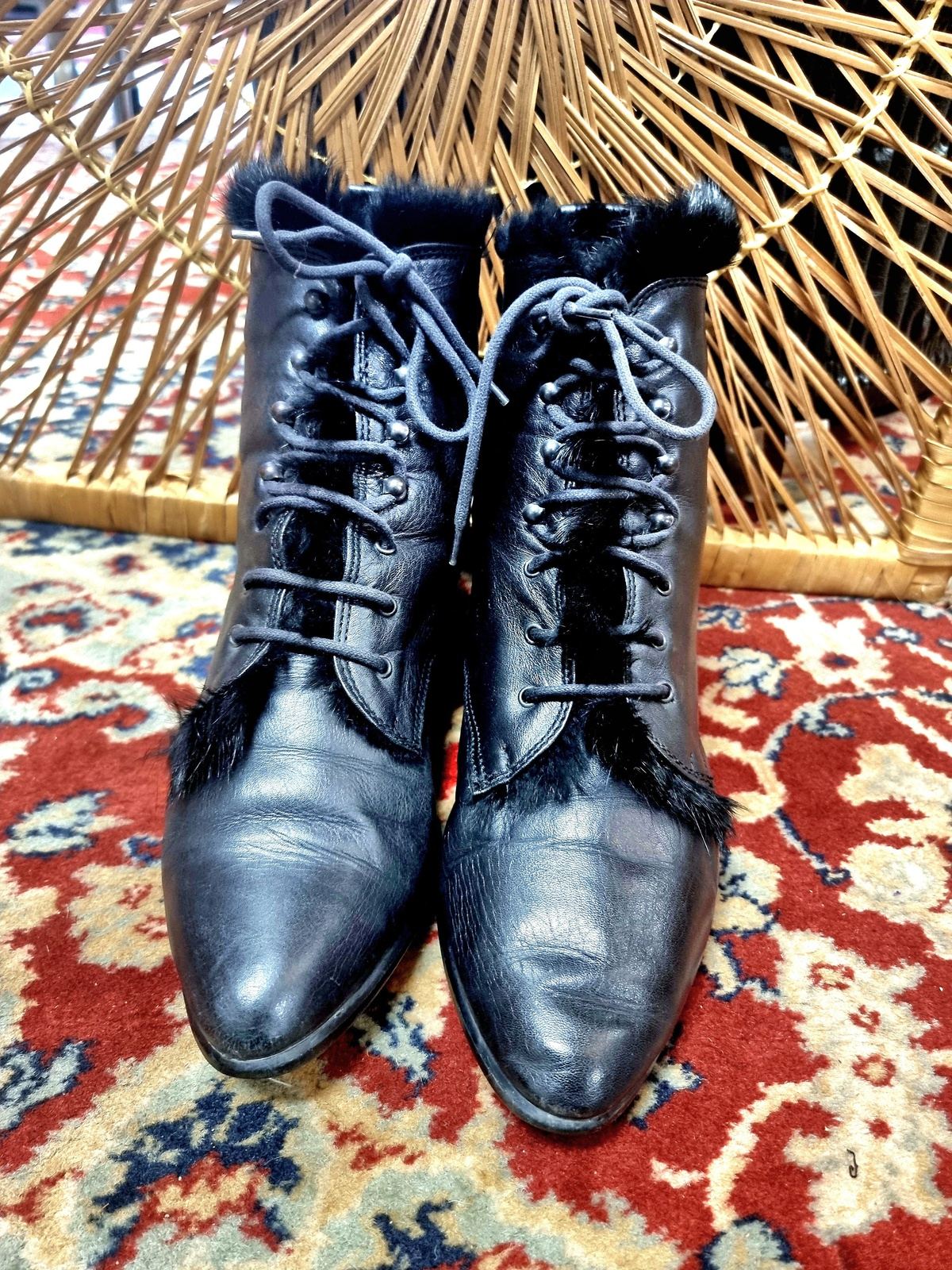 Vintage 80s Ankle Boots