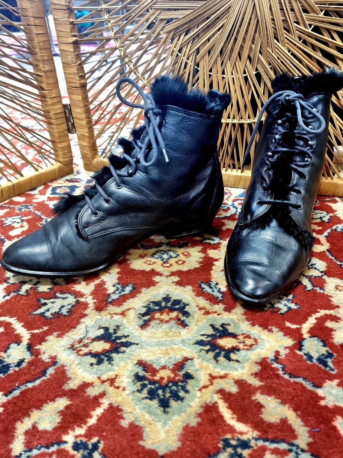 Vintage 80s Ankle Boots