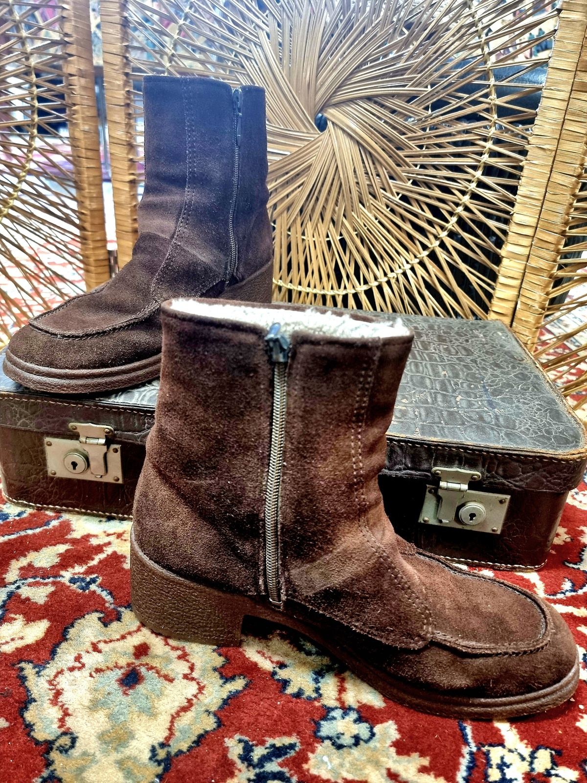 Vintage Bama Lams Ankle Boots