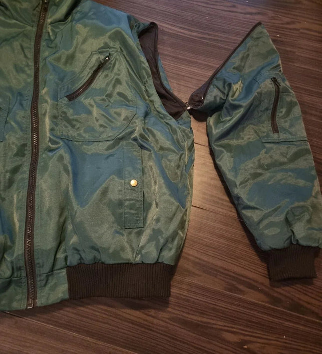 Vintage Beaver jackets with Removeable Sleeves - Yatva