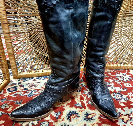 Vintage Buttero Cowboy Boots - Yatva