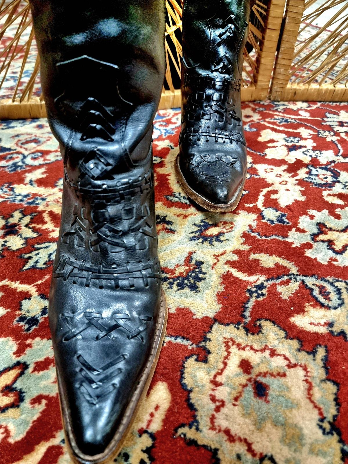 Vintage Buttero Cowboy Boots