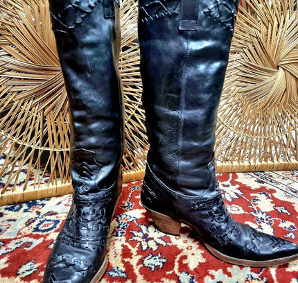 Vintage Buttero Cowboy Boots - Yatva