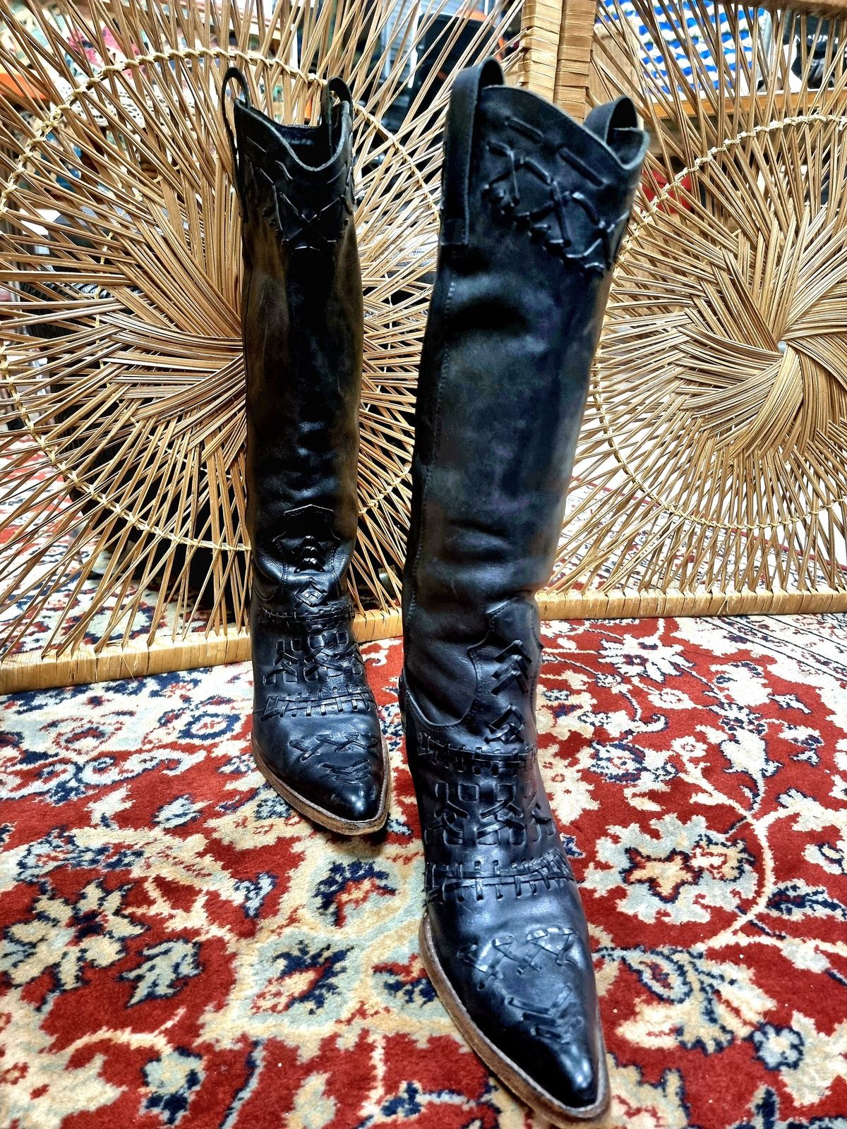Vintage Buttero Cowboy Boots
