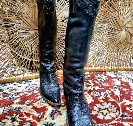 Vintage Buttero Cowboy Boots - Yatva