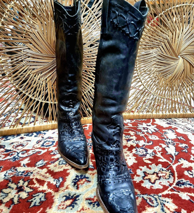 Vintage Buttero Cowboy Boots - Yatva