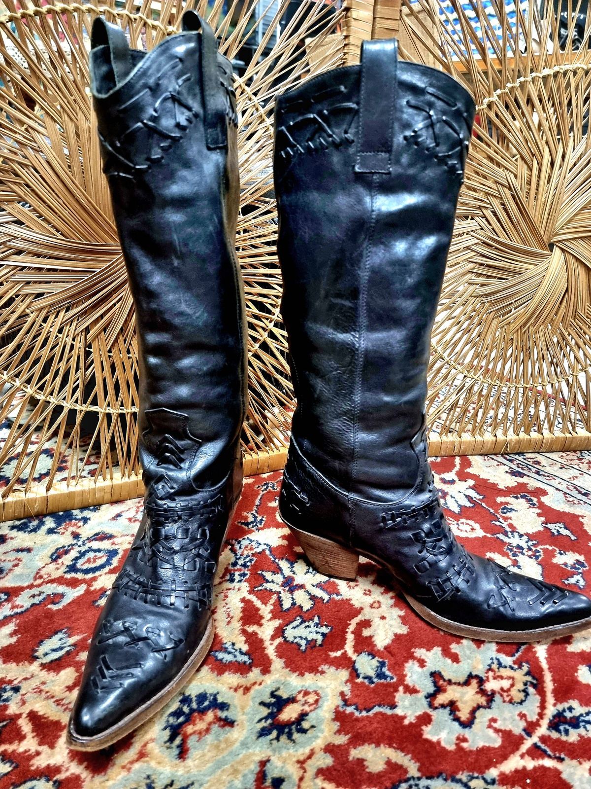 Vintage Buttero Cowboy Boots