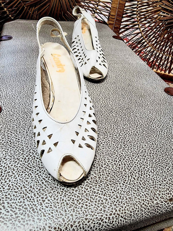 Vintage Cendry Slingback Shoes