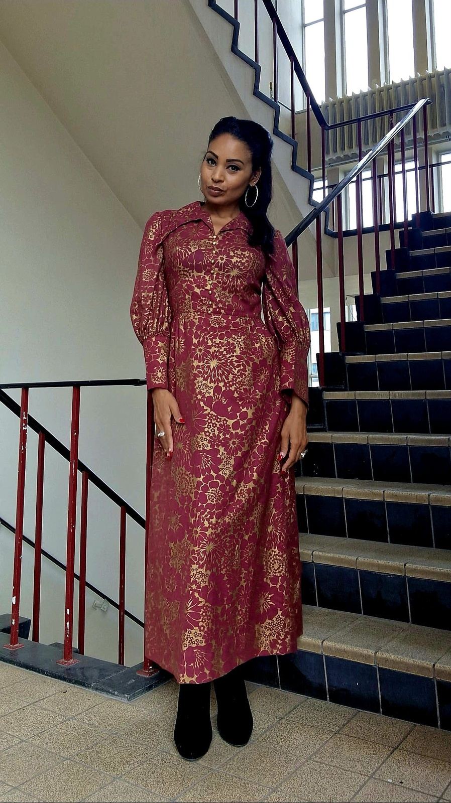 Vintage Confection Suisse Maxi Dress