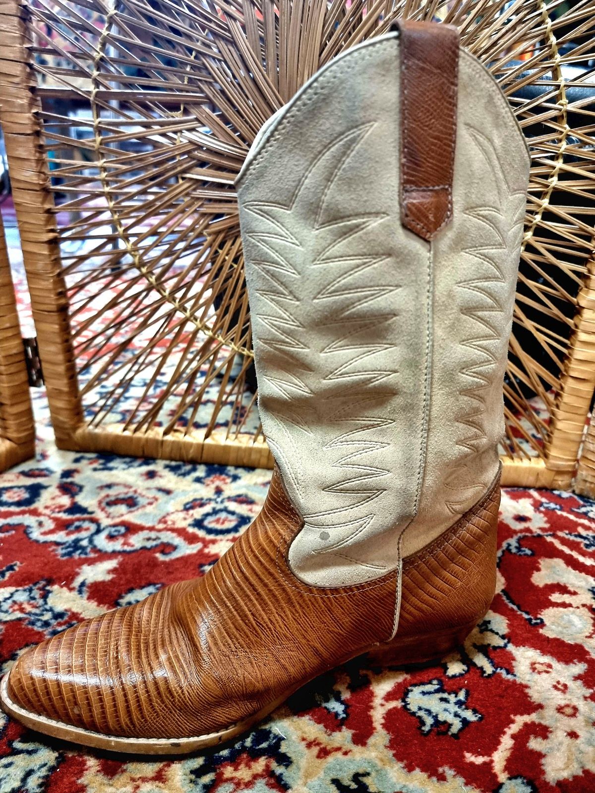 Vintage 80's Cowboy Boots