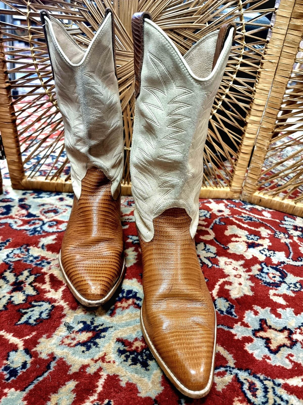 Vintage 80's Cowboy Boots