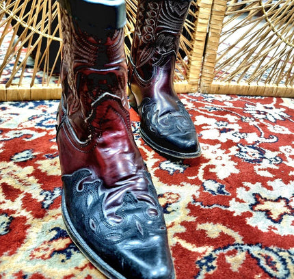 Vintage Customised Cowboy Boots - Yatva