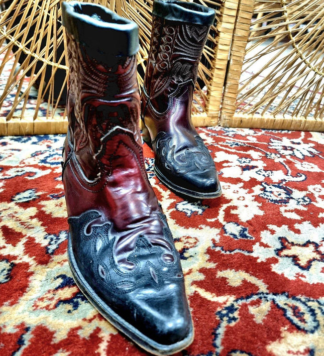 Vintage Customised Cowboy Boots - Yatva