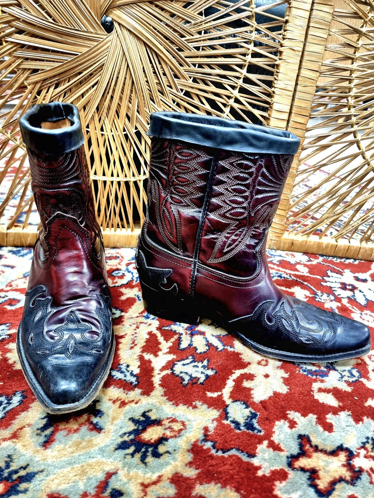 Vintage Customised Cowboy Boots