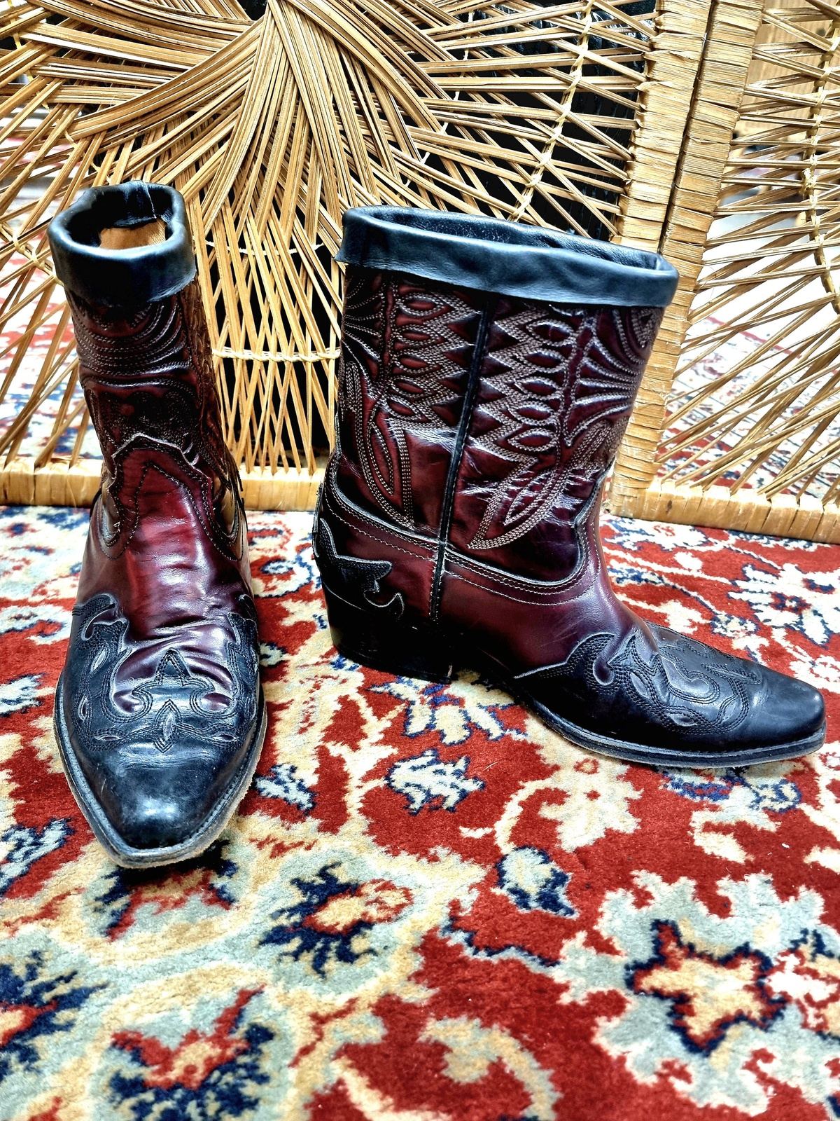 Vintage Customised Cowboy Boots