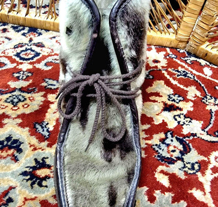 Vintage Davos Fake Fur Ankle boots - Yatva