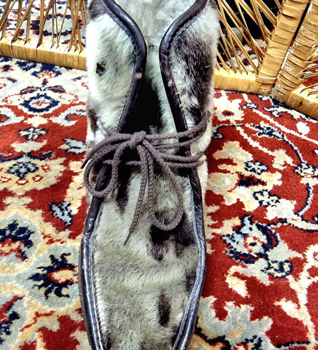 Vintage Davos Fake Fur Ankle boots - Yatva