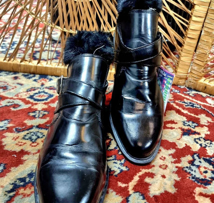 Vintage Deadstock Brand New 1980s Frenzy Ankle Boots - Yatva