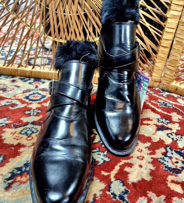 Vintage Deadstock Brand New 1980s Frenzy Ankle Boots - Yatva