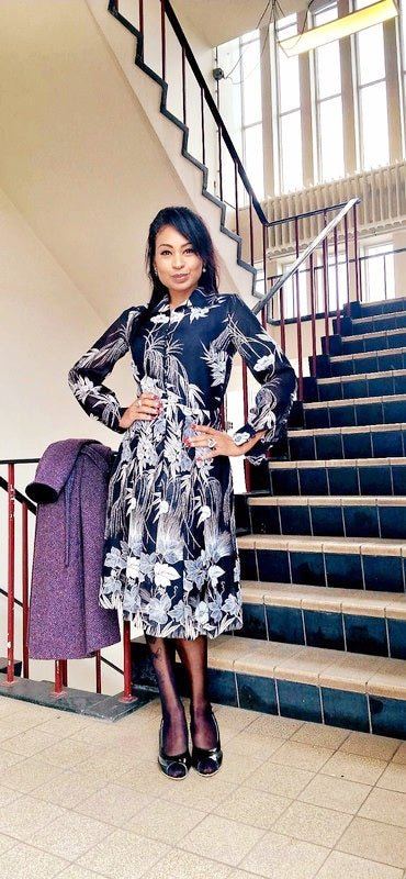 Vintage Ein Fink Modell Dress