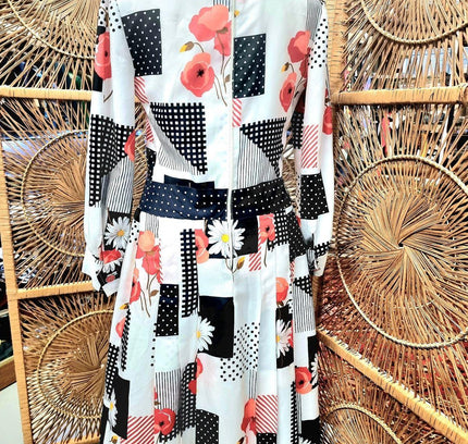 Vintage Floral Dress - Yatva