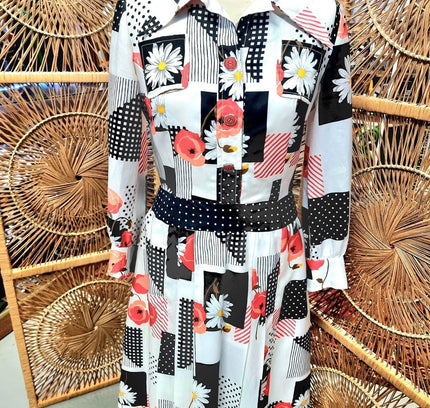 Vintage Floral Dress - Yatva