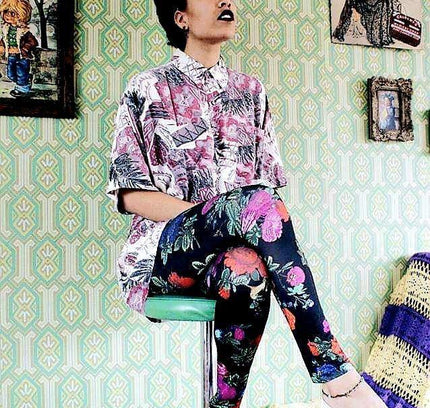 Vintage Floral Leggings - Yatva