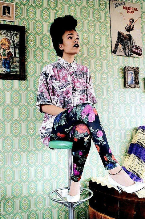 Vintage Floral Leggings - Yatva