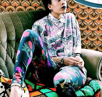 Vintage Floral Leggings - Yatva