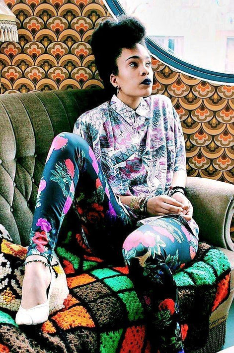 Vintage Floral Leggings - Yatva