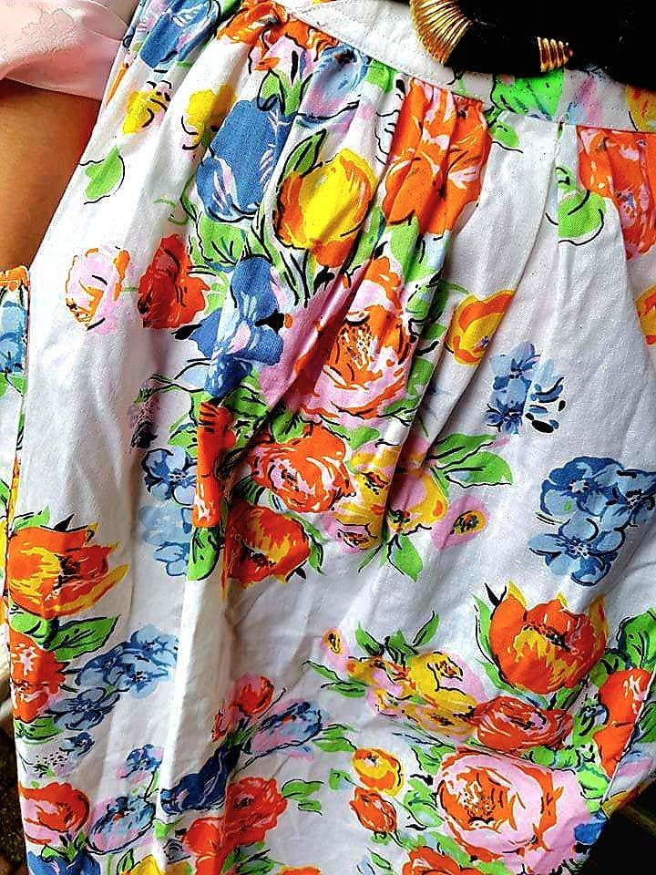 Vintage Floral Skirt