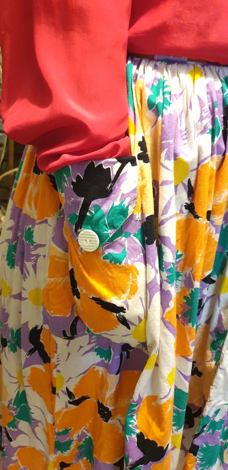 Vintage Floral Skirt