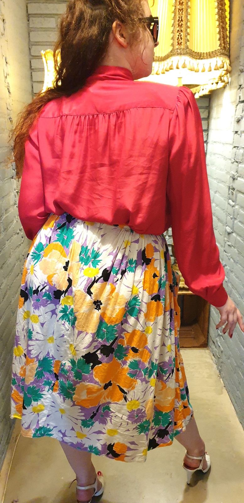 Vintage Floral Skirt