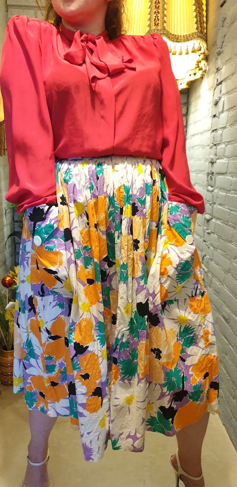Vintage Floral Skirt