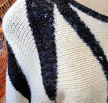 Vintage Glitter Jumper Sweater - Yatva