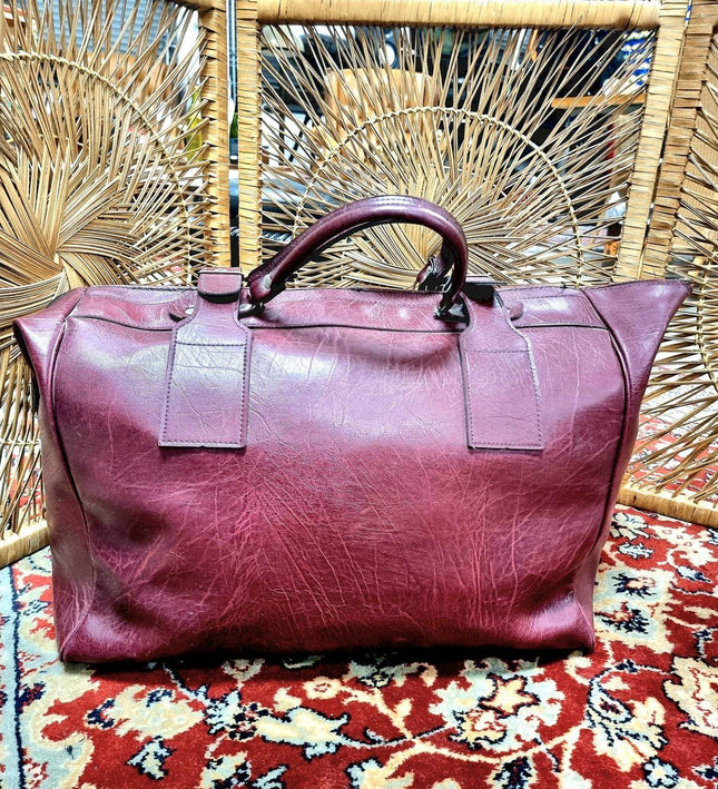 Vintage Holdall Weekend Bag - Yatva