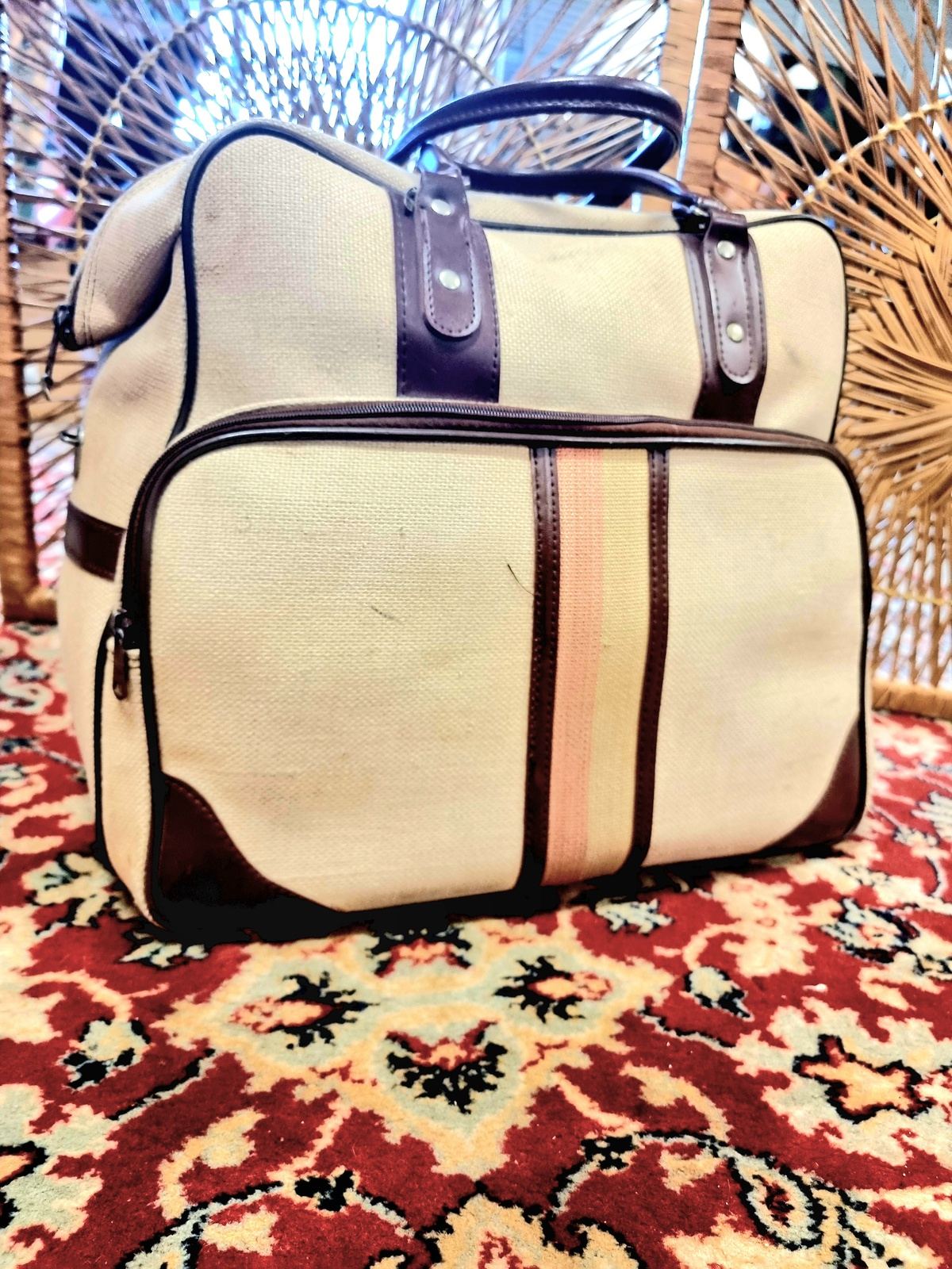 Vintage Holdall weekend Bag