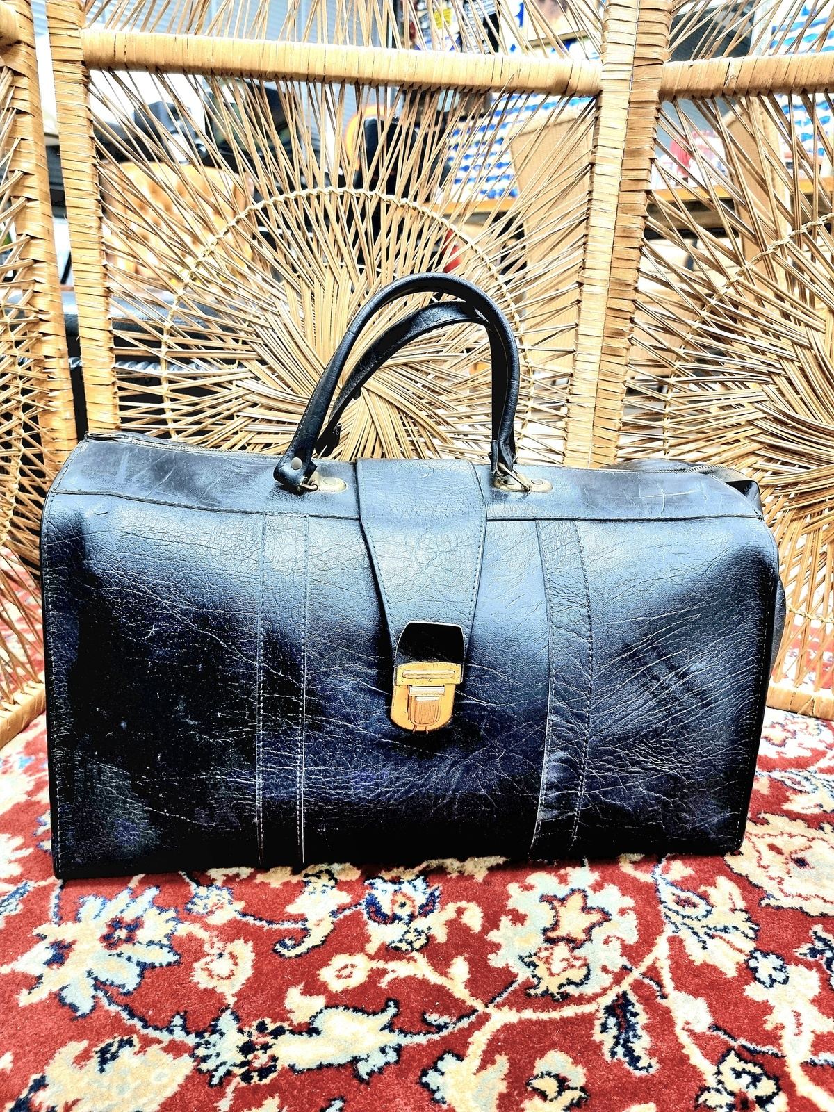 Vintage Holdall Weekend Bag